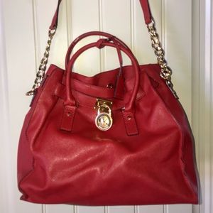Michael Kors large red bag